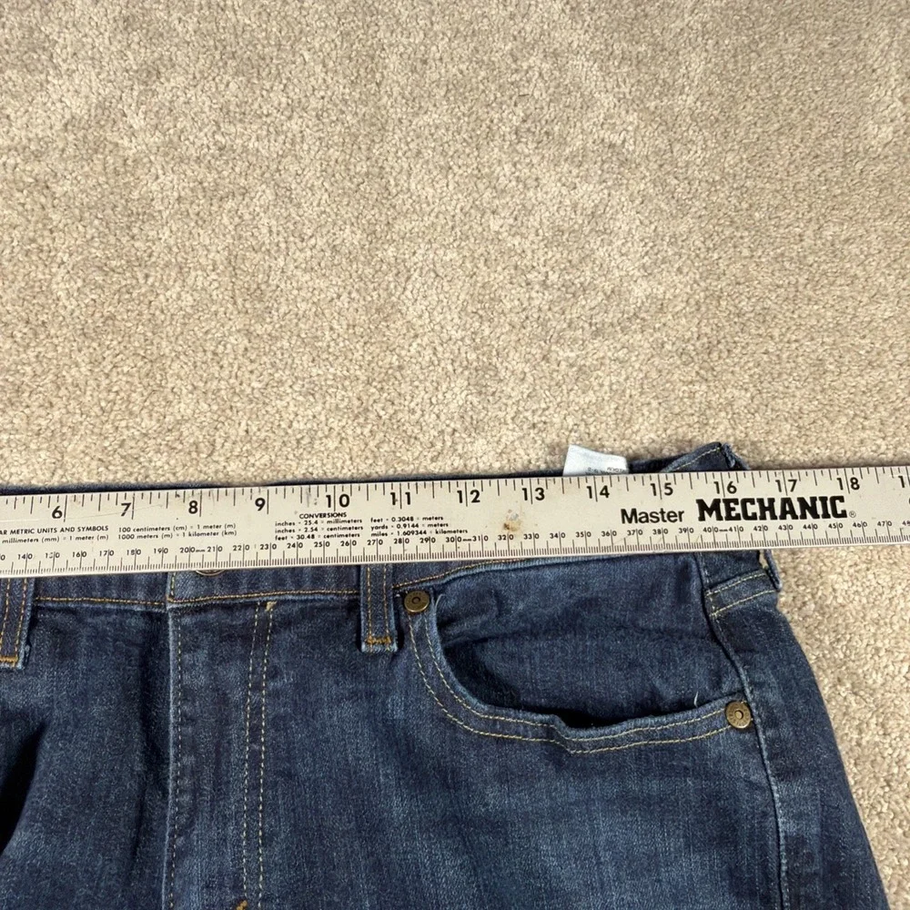 Levis Womens 515 Boot Cut Blue Jeans 31 X 30 (FITS 32 X 29) Western Riding Denim - Picture 8 of 13